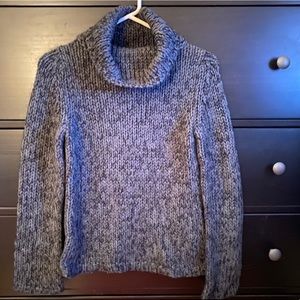 Express Grey Acrylic Wool Blend Sweater S